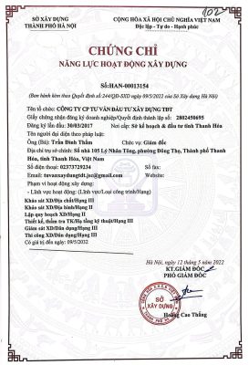 chứng chỉ năng lực mới